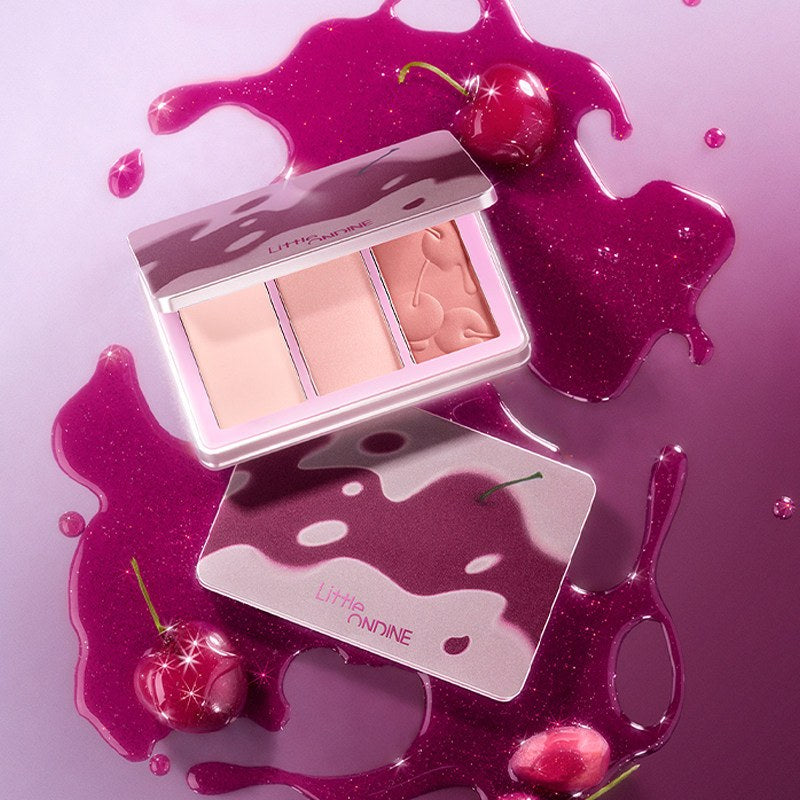 Little Ondine Berry Haze Three-Color Blush #01