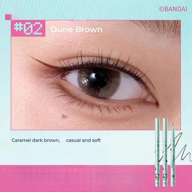 Little Ondine Tamagotchi Pixel Pals Ultra-Fine Liquid Eyeliner #02 Dune Brown