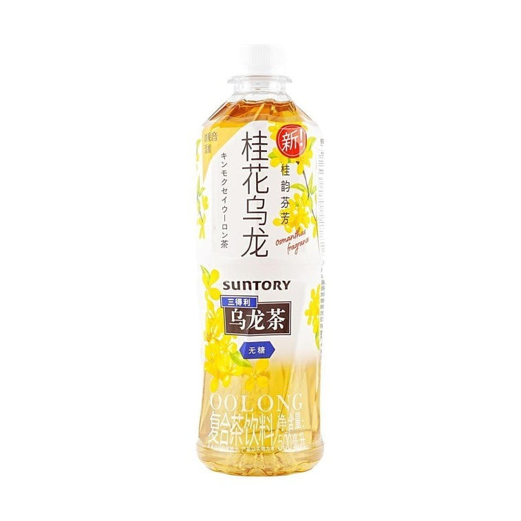 Suntory Osmanthus Oolong Tea Sugar Free 500ml