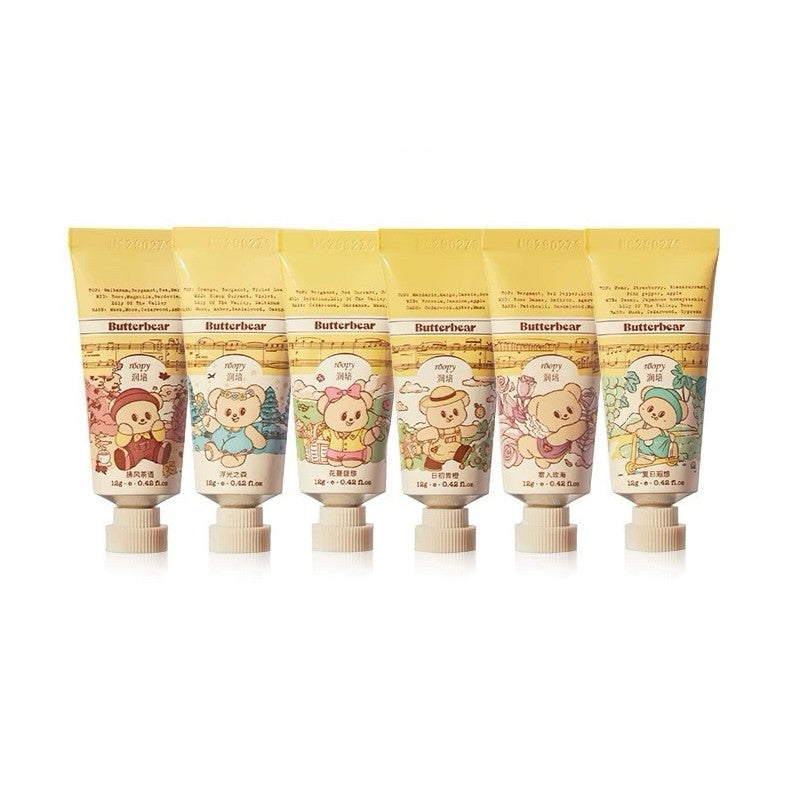 Roopy Butterbear Hand Cream Set 6pcs