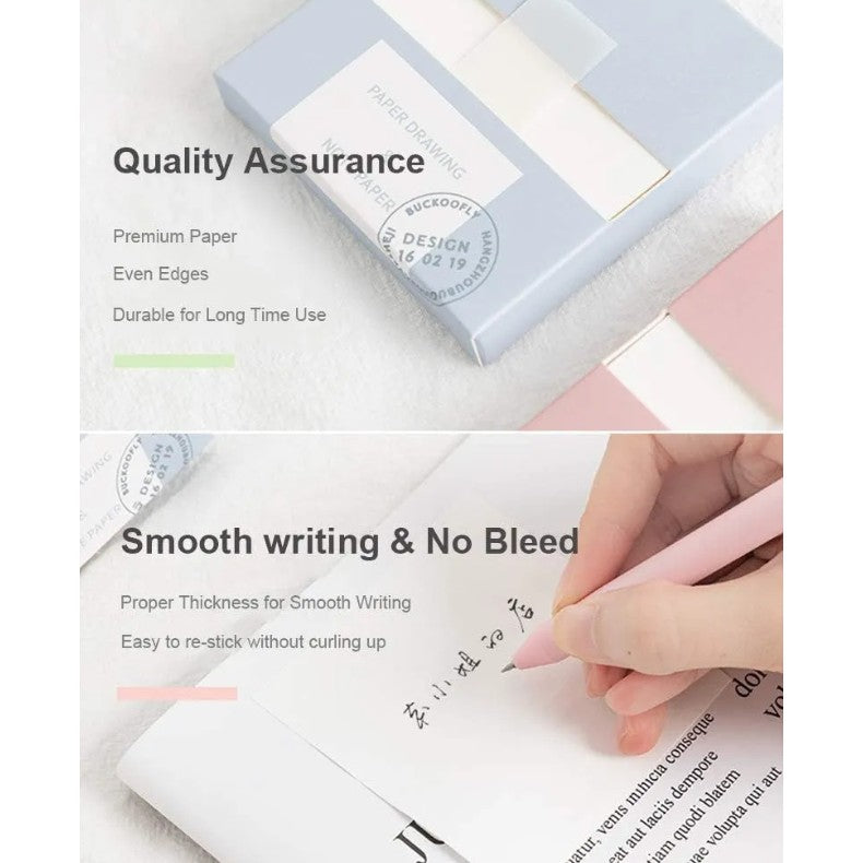 Buckoofly Removable Sticky Notes Pink