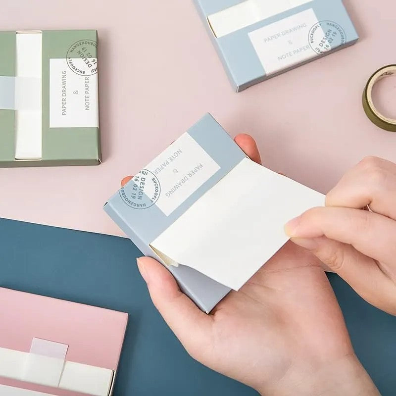 Buckoofly Morandi Color Pull-Out Sticky Notes Blue