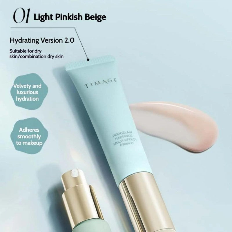 Timage Face Primer Makeup Light Concealer #01 Light Pink 40g
