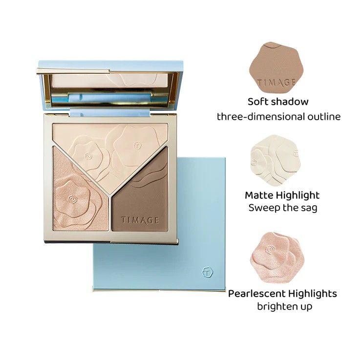 Timage Light and Shadow Blending Palette #A02 Gentle Moonlight Gleam