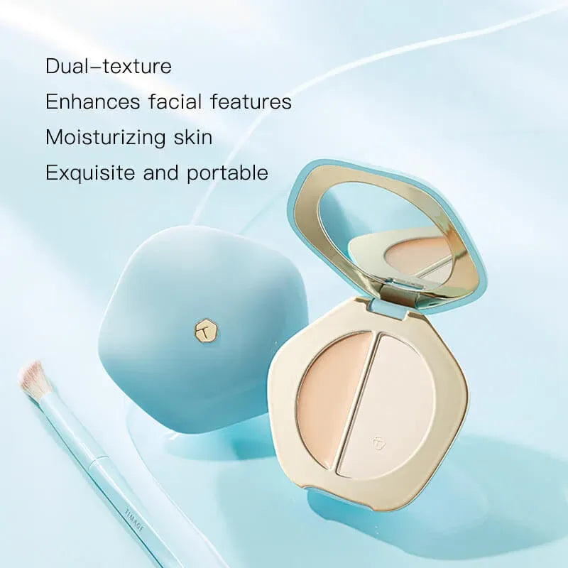 Timage Two-Shade Matte Highlight Powder & Cream #01 Natural Skin Tone