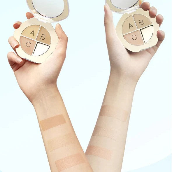 Timage Moisturizing Flawless Three-color Concealer Cream #02 Fuyu Palette
