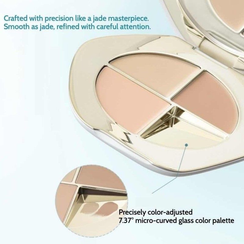 Timage Moisturizing Flawless Three-color Concealer Cream #02 Fuyu Palette