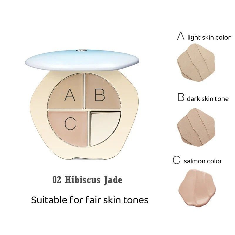Timage Moisturizing Flawless Three-color Concealer Cream #02 Fuyu Palette