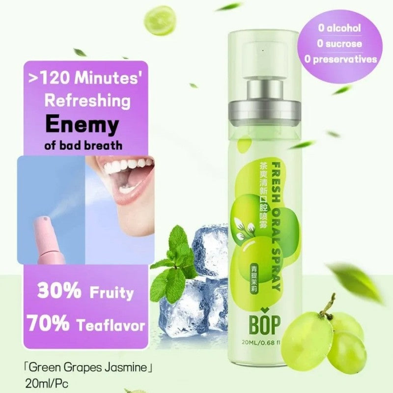 BOP Fruity Breath Freshener Spray Grape Jasmine 20ml
