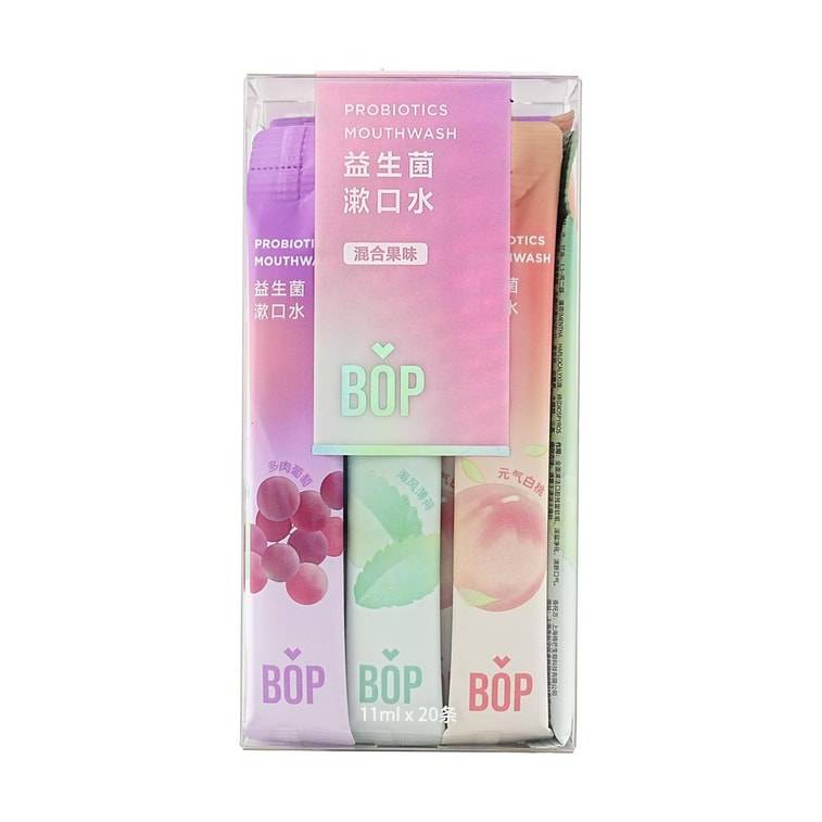 BOP Probiotic Mouthwash Fruit Flavors 20pcs