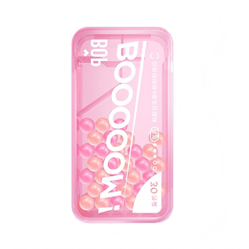 BOP Chewing Popping Pearl Candy White Peach Rose 30pcs