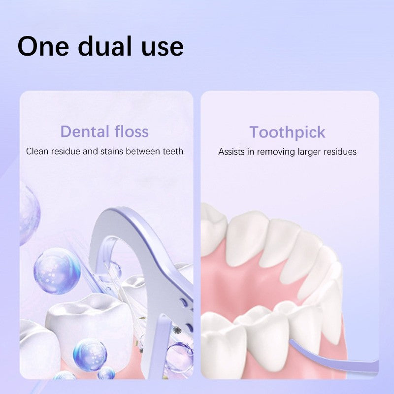 BOP Dual-Line Dental Floss Stick Grape 50pcs