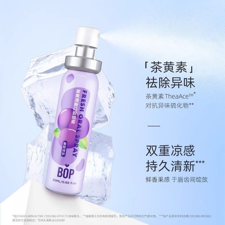 BOP Mouth Spray Breath Freshener White Peach Oolong 20ml