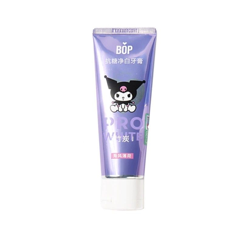 BOP Anti-Sugar Whitening Toothpaste Kuromi Bamboo Charcoal Mint 100g