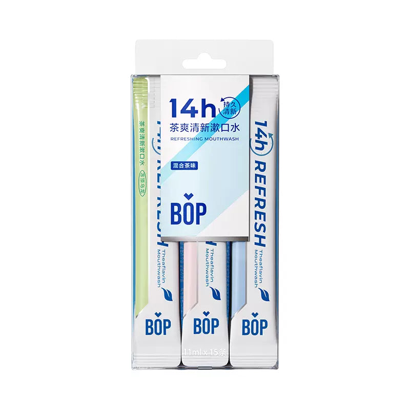 BOP Theaflavin Refreshing Mouthwash 15pcs