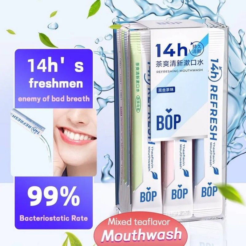 BOP Theaflavin Refreshing Mouthwash 15pcs