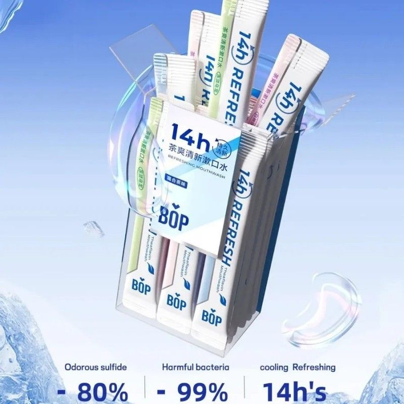BOP Theaflavin Refreshing Mouthwash 15pcs