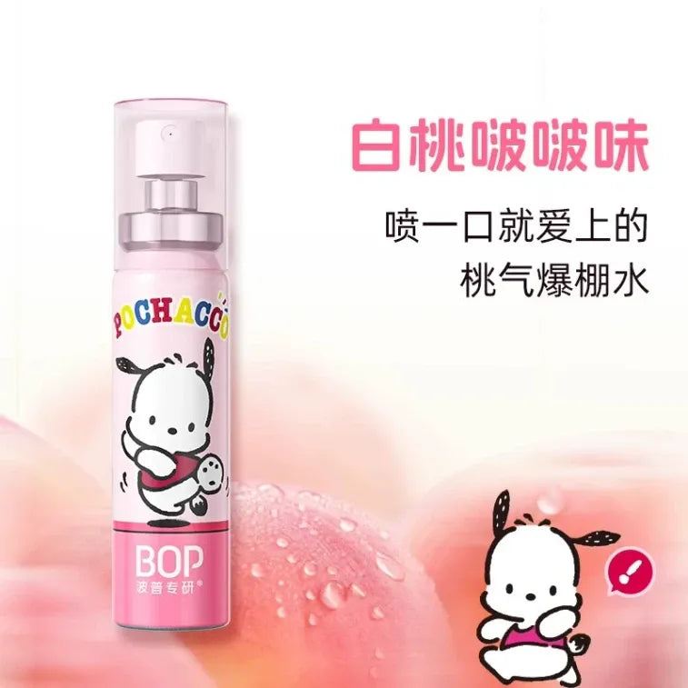 BOP Mouth Spray Breath Freshener Pochacco White Peach 20ml