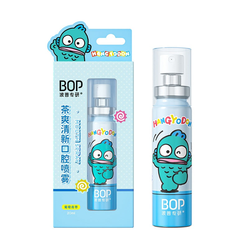 BOP Tea Refreshing Mouth Spray Hangyodon Grape 20ml