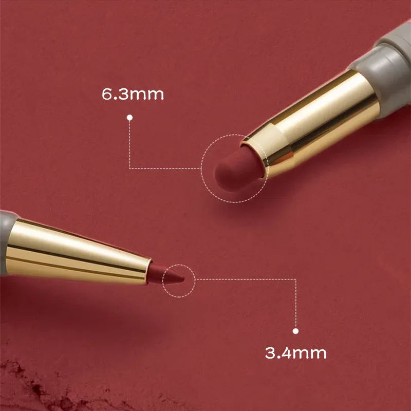 Out Of Office Dual-Ended Lip Sculpting Pen #LP701 Brown Apricot