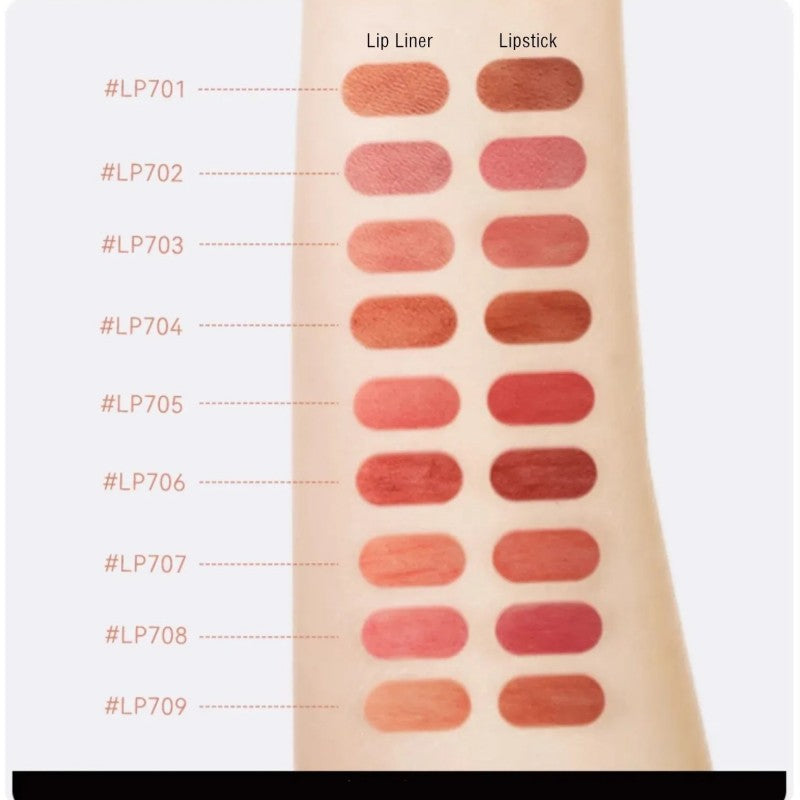 Out Of Office Dual-Ended Lip Sculpting Pen #LP701 Brown Apricot