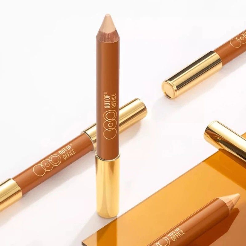 Out Of Office Double-ended Highlighting Contouring Pencil #01 Bright Skin Tone + Cement Gray