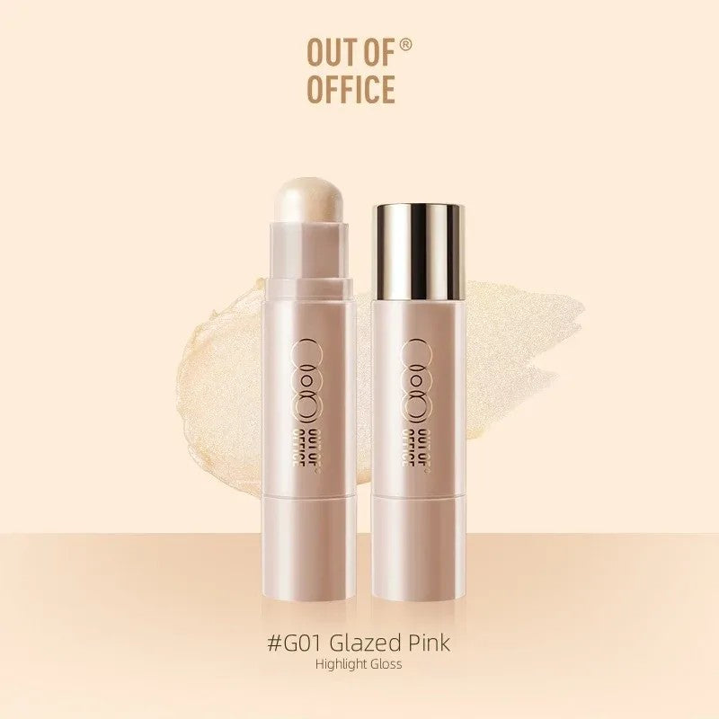 Out Of Office焕彩透润双头高光棒#G01琉光粉釉