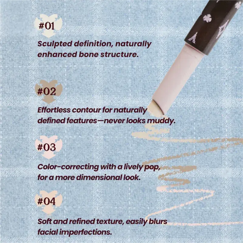 Haggard EMO Monster Collection Brighten Contour Stick #01 White Moonlight