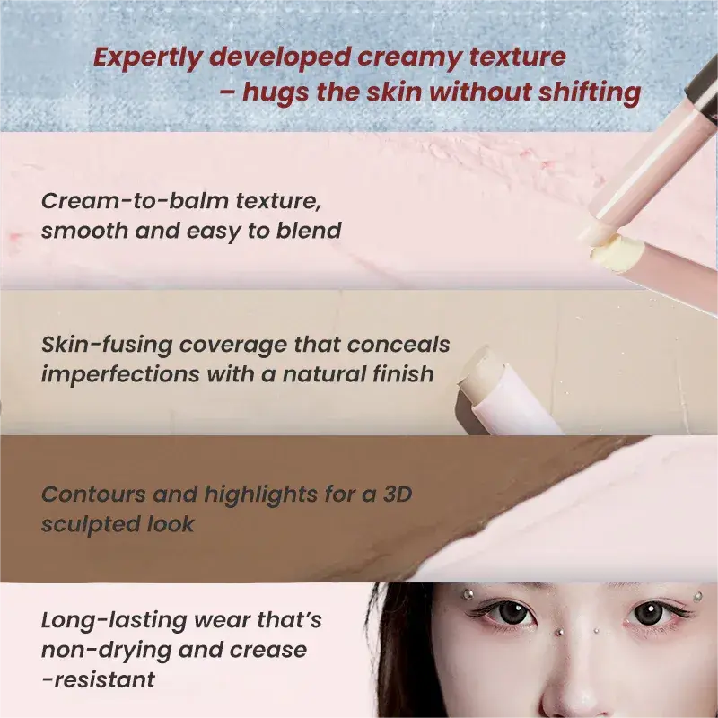 Haggard EMO Monster Collection Brighten Contour Stick #01 White Moonlight