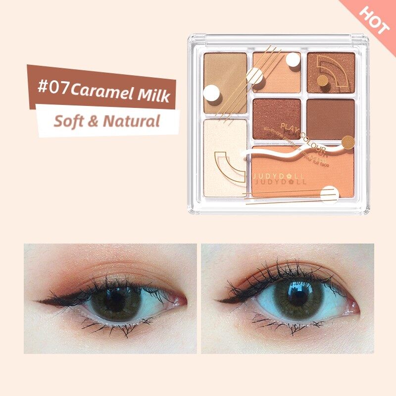 Judydoll Play Colour All in One Eyeshadow Palette #07 Caramel Milk