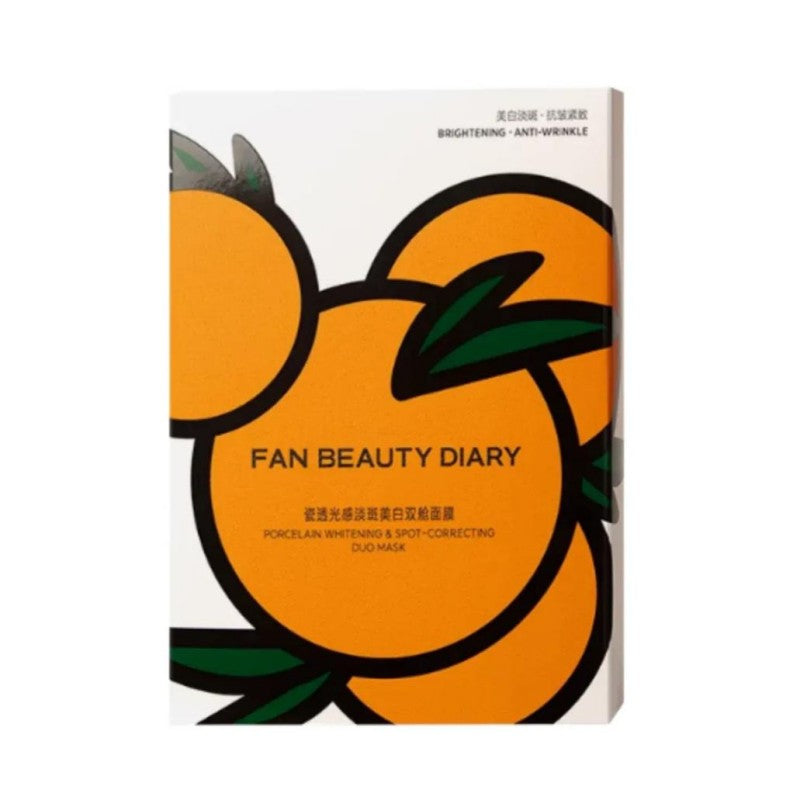 Fan Beauty Diary Porcelain Whitening & Spot-Correcting Duo Mask 5pcs