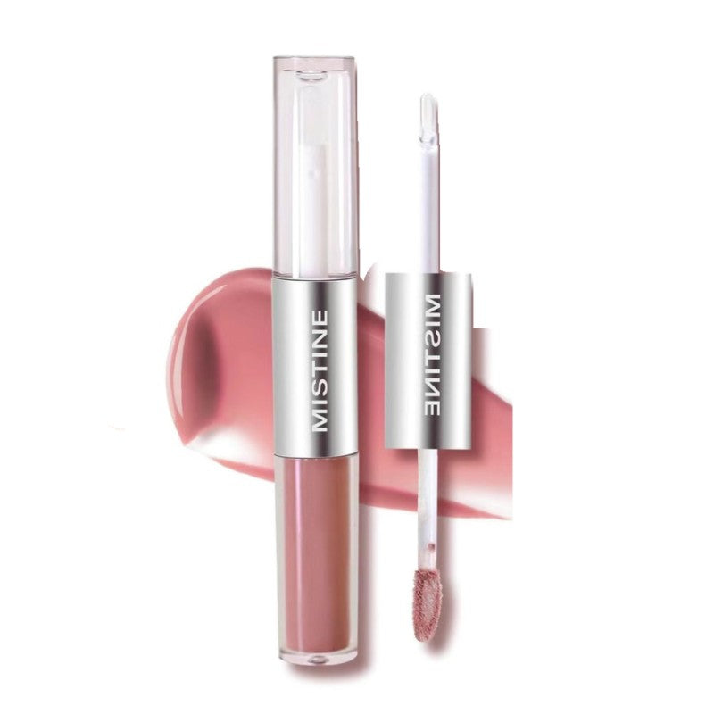 Mistine Double-Headed Lip Glaze #D01 Sakura Pink Fizz