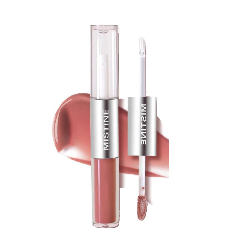 Mistine Tipsy-Lock Duo Lip Tint #D02 Strawberry Baileys