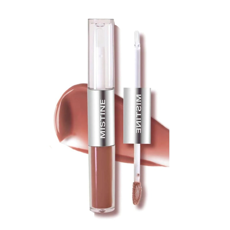 Mistine Duo Tipsy-Lock Lip Glaze #D06 Coco Martini