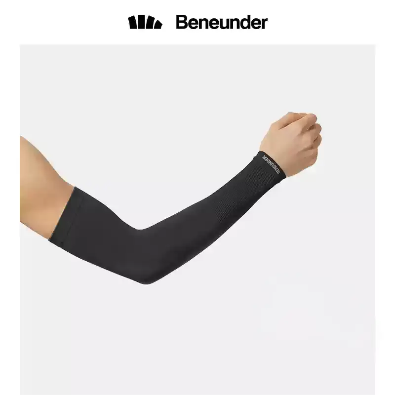 Beneunder UV Protection Arm Glove Sleeves Cloud Black