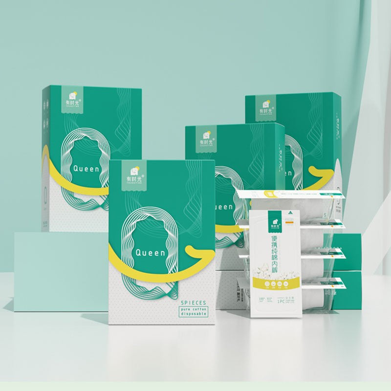 Youngtime Skrsila Disposable Underwear Women's Cotton XL 5pcs