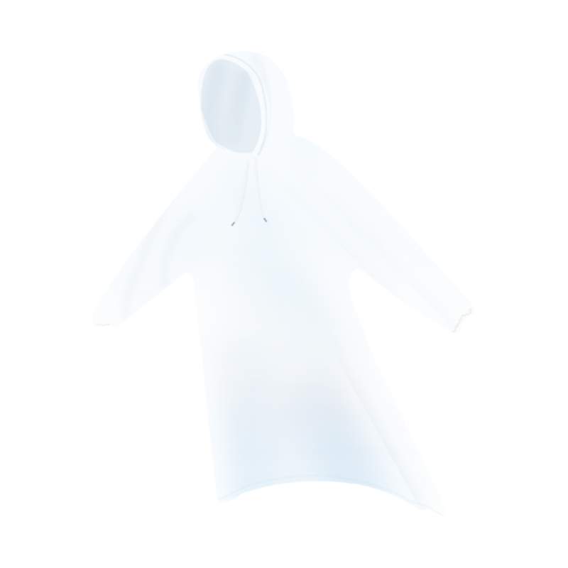 Youngtime Children Belted Raincoat Transparent White