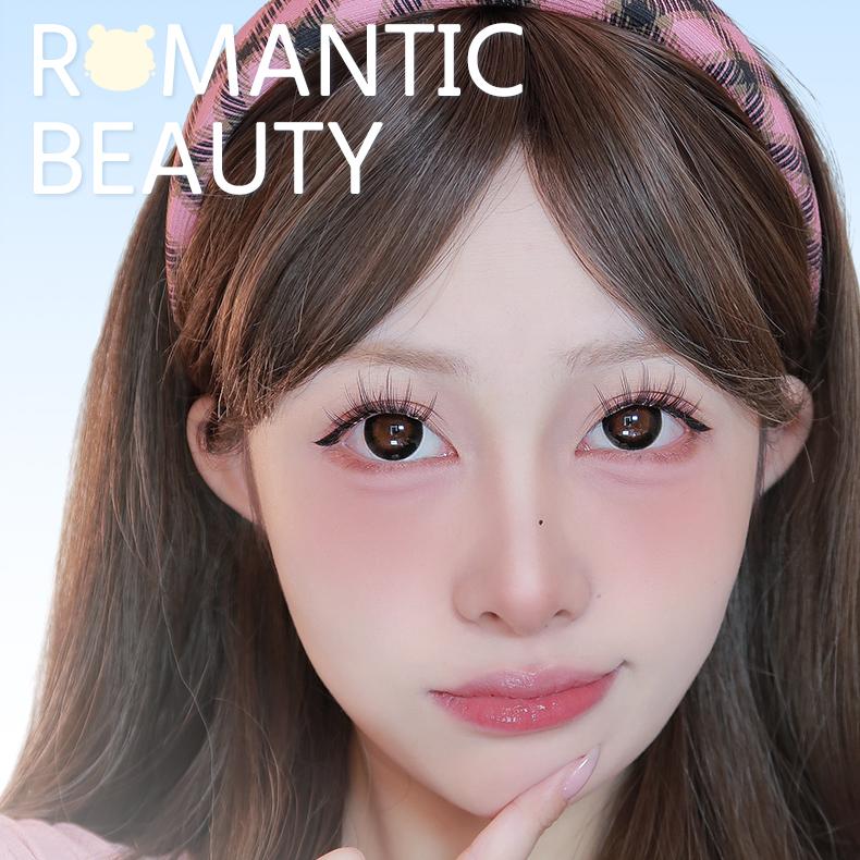 Romantic Beauty罗小曼免胶假睫毛软萌狗狗眼 30簇