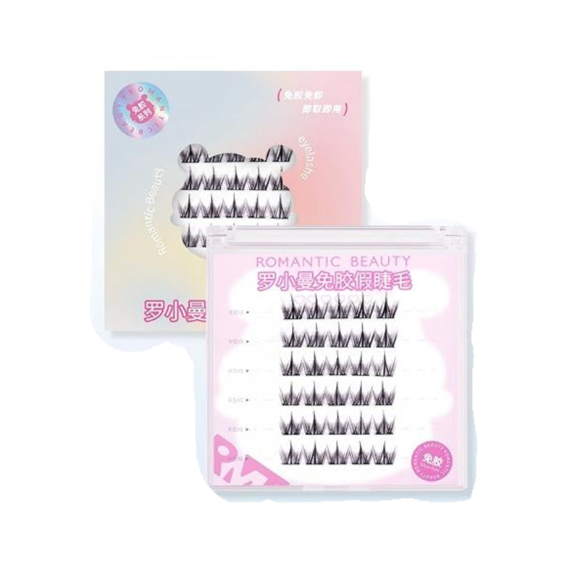 Romantic Beauty罗小曼免胶假睫毛软萌狗狗眼 30簇