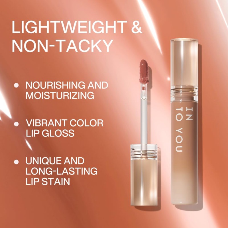 INTO YOU Syrup Glossy Lip Tint #G03 Nude Orange