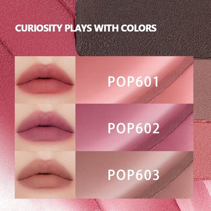 INTO YOU POP MART Airy Velvet Matte Lip Mud #POP601 ELF RED 1.8g