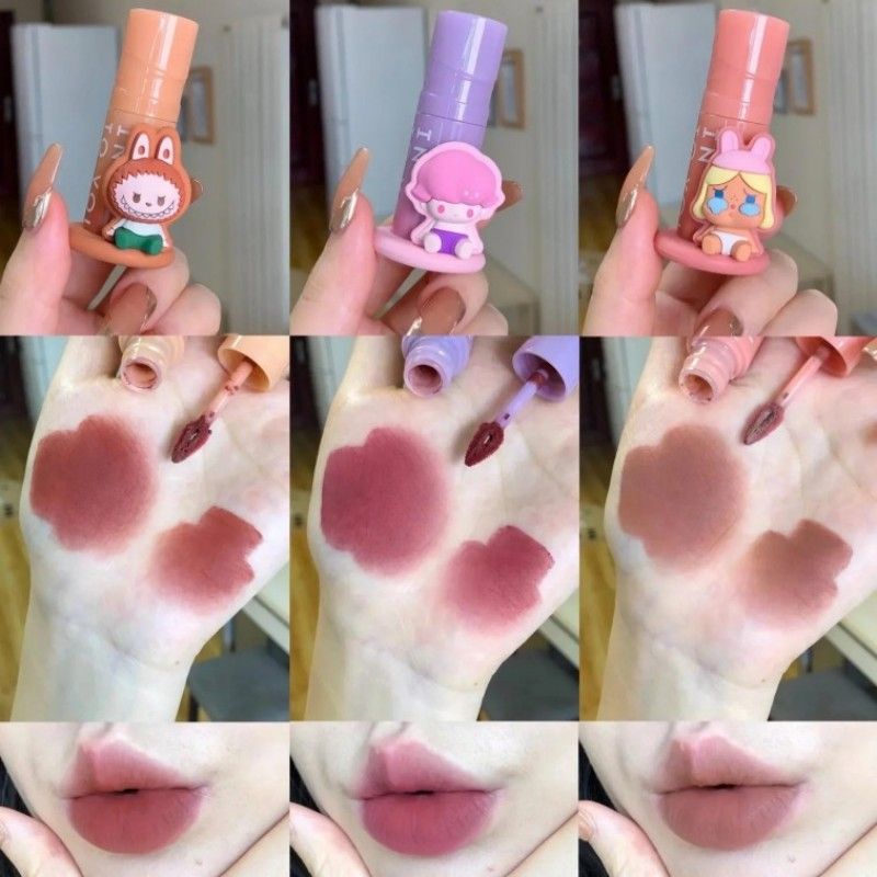 INTO YOU POP MART Airy Velvet Matte Lip Mud #POP604 Courious Pink