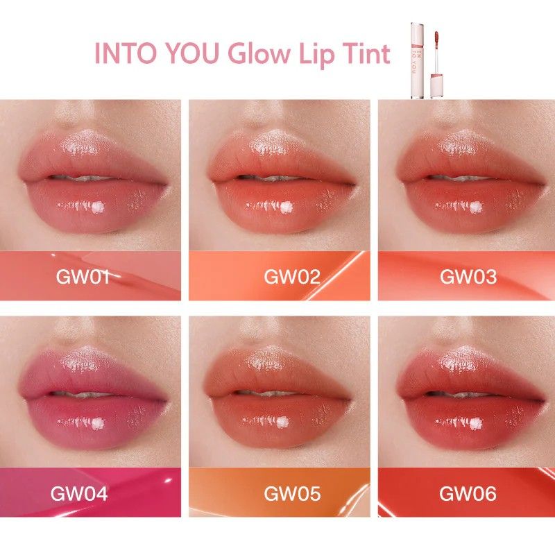INTO YOU Matte & Gloss Twins Lip Duo #GW01 Peach