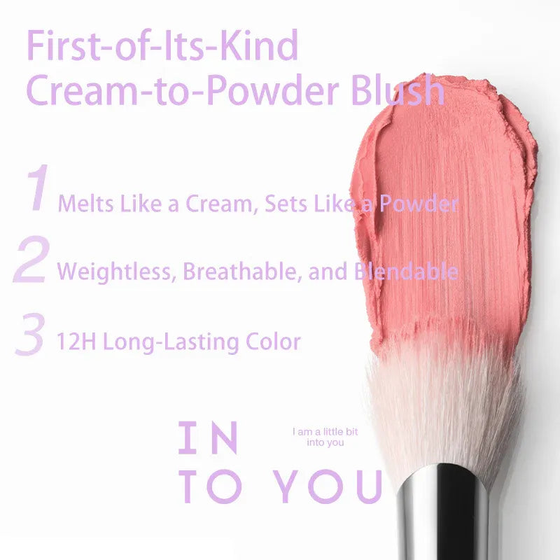 INTO YOU Cream Puff Blush #CP02 Red Peach
