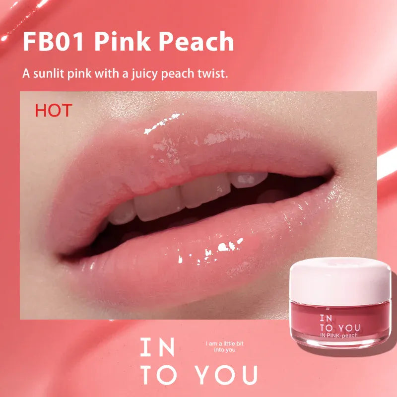 INTO YOU Frozen Glow Lip Balm #FB01 Pink Peach