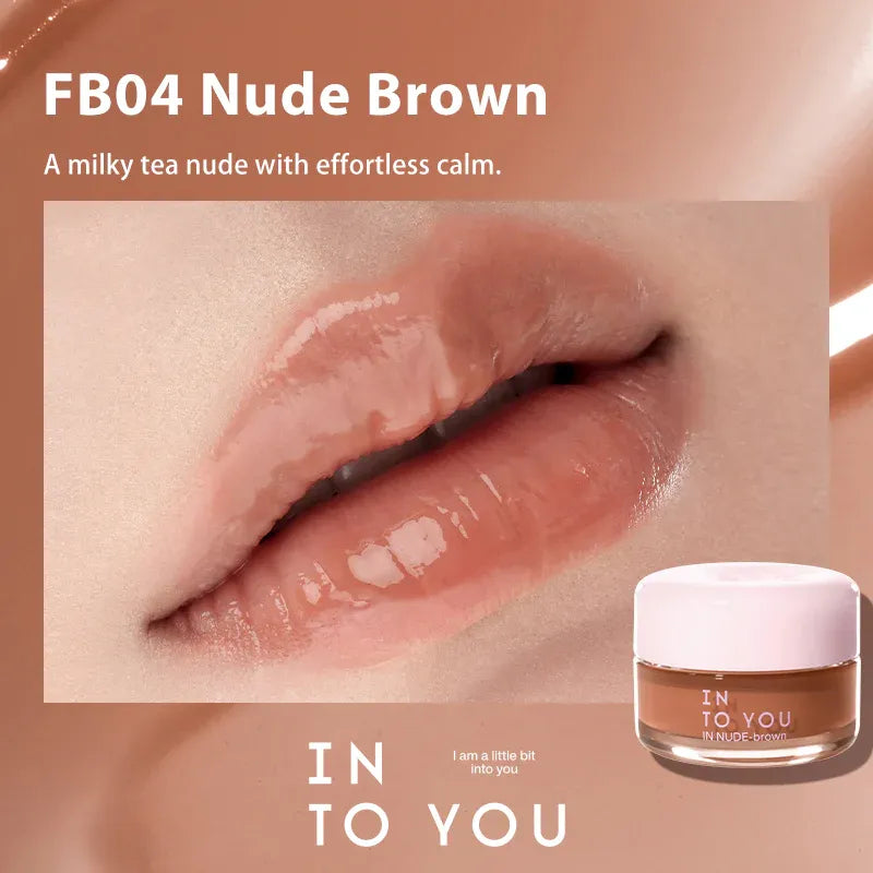 INTO YOU Frozen Glow Lip Balm #FB04 Nude Brown