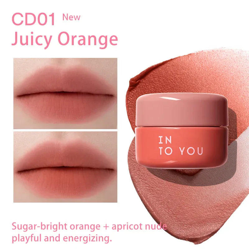 INTO YOU Clash & Duo Lip Mud #CD01 Juicy Orange