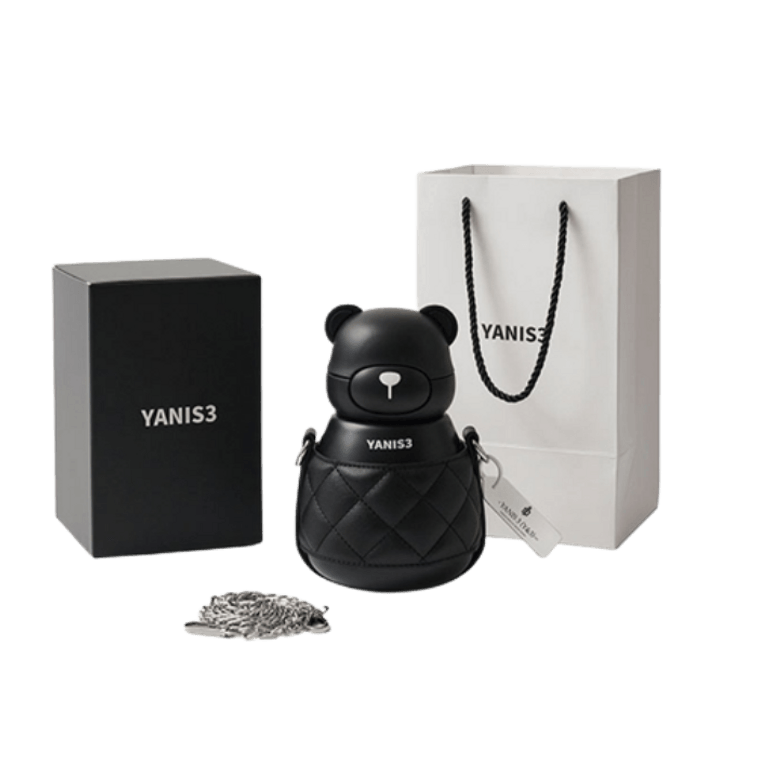 Yanis3 Animals Drink Coffee Cup Cocoa Bear Black 820ml