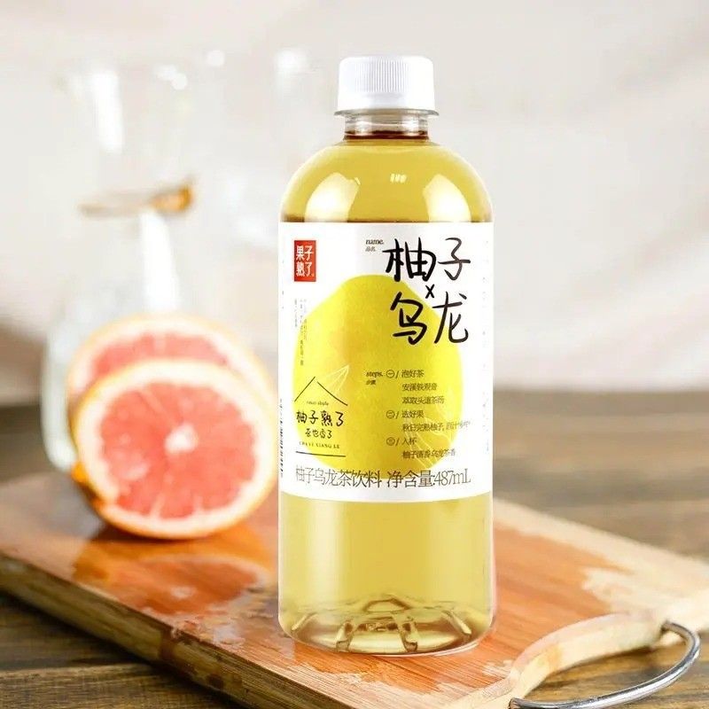 Guozishule果子熟了柚子乌龙茶饮料 487mI
