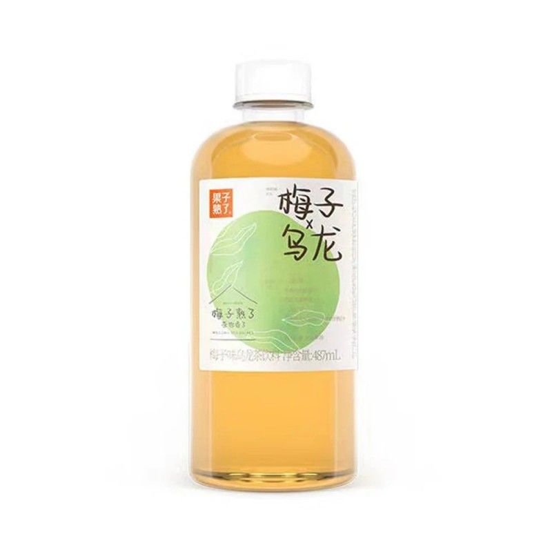Guozi Shule果子熟了梅子乌龙茶饮料 487ml